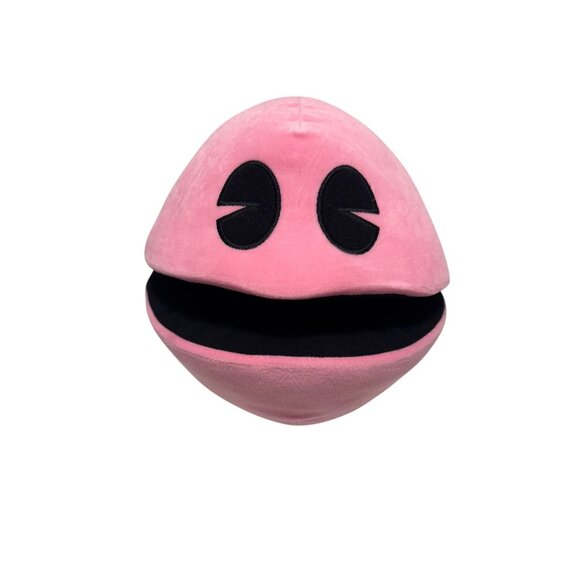 Pink Pac-Man Plush Battle Royale Bandai Namco Ghost 13" Plush NWT - Picture 1 of 5